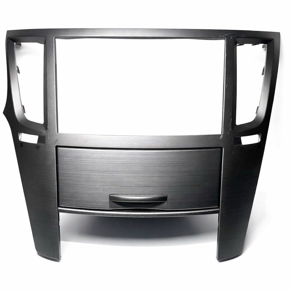 Subaru Legacy 2010-2012 Dash Radio Bezel Trim w/ Storage Tray